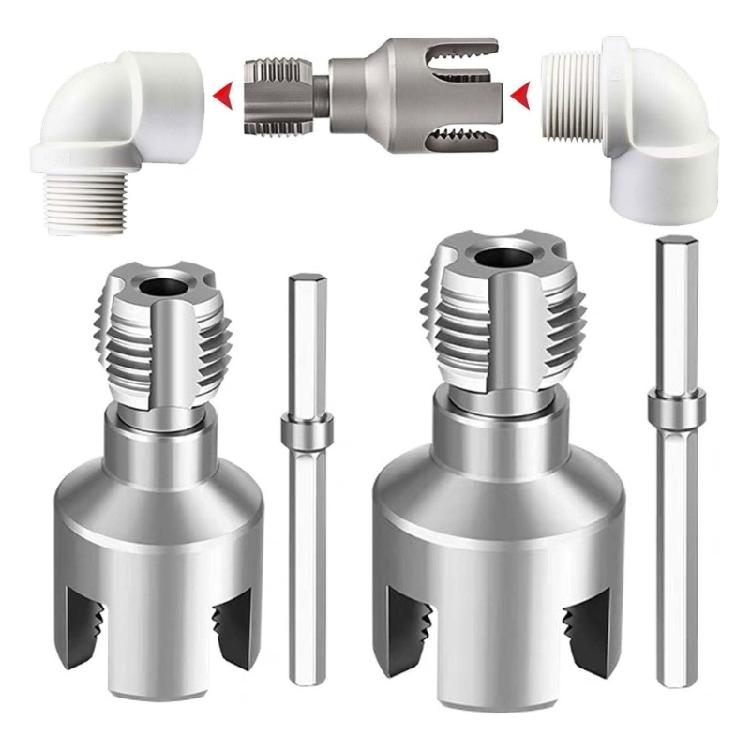 Carbon Steel Materials Water Pipe Threader Tapping Tool Threading Accessories Easy Installation Thread Cutting Tool