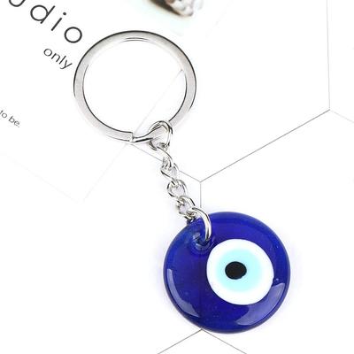 30mm Greek Gift Charm Pendant Keychain Turkish Accessories Blue Eye