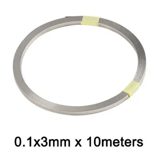 10m/Roll 18650 Li-ion Battery Nickel Plated Strip Connector 0.1mm 0.12mm 0.15mm 0.2mm Battrey Connector Spot Weld Steel Belt
