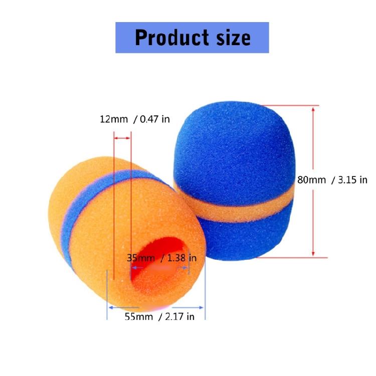 5Pcs Replacement Microphone Sponge Cover Thickened Mic Dust Proof Covers Foam Mic Filter for Studio Interviews Karaok