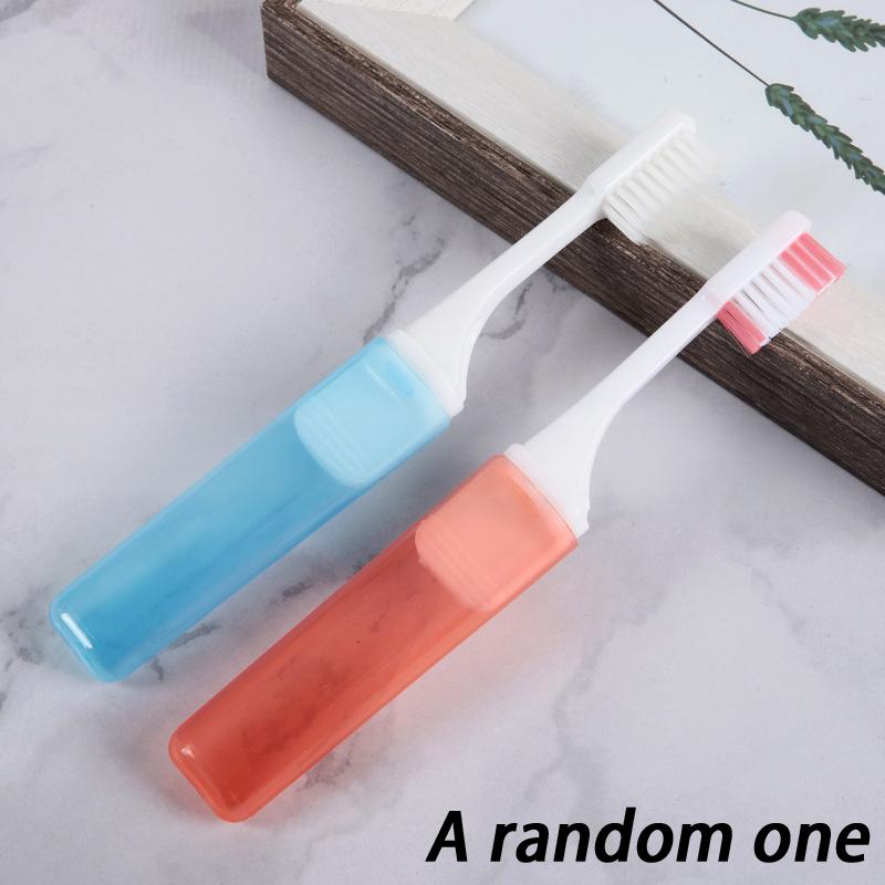 Hygiene Oral Portable Disposable Foldable Travel Camping Toothbrush Hiking Tooth Brush Tooth Cleaning Tools Folding Toothbrush