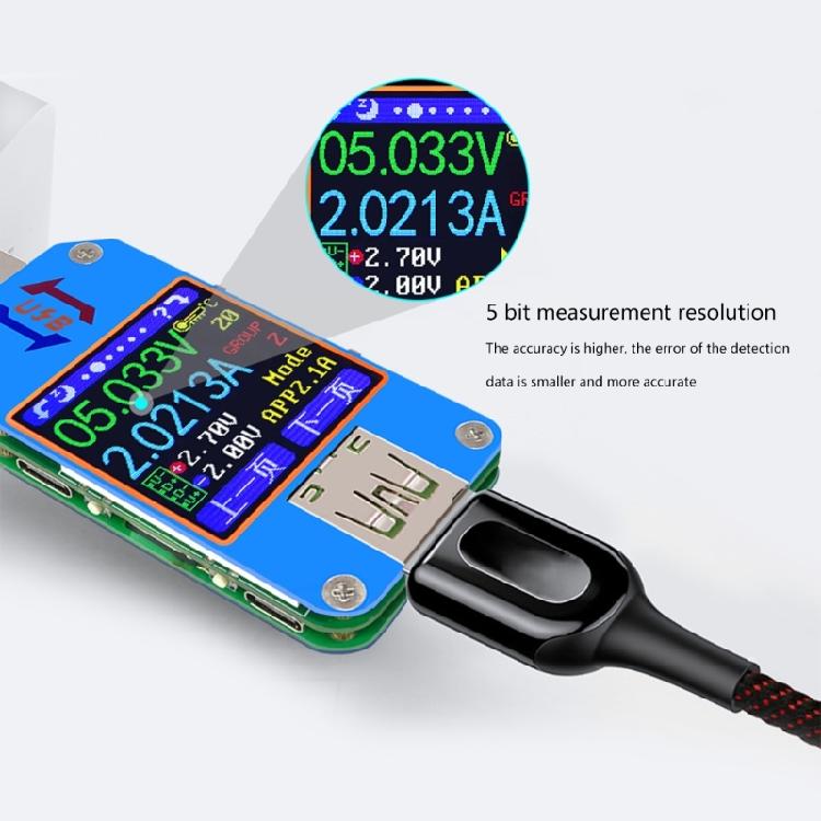 USB 2.0 Tester USB Power Meter 4-24V 5A Voltage Tester Multimeter LCD Screen Display Voltmeter Ammeter Capacity