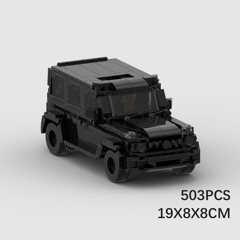 

G63 Maisha Sharp Black Knight Racing Sports Car SUV Building Blocks Speed Champion Racer Garage Toy Совместимость с новыми LEGO