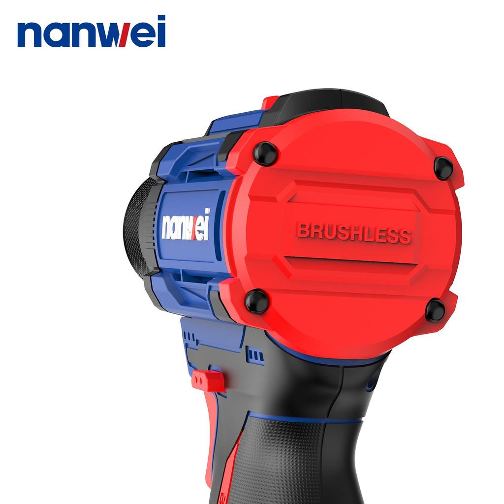 NANWEI 45N Electric drill 10 mm with two-speed function, 16V, brushless motor