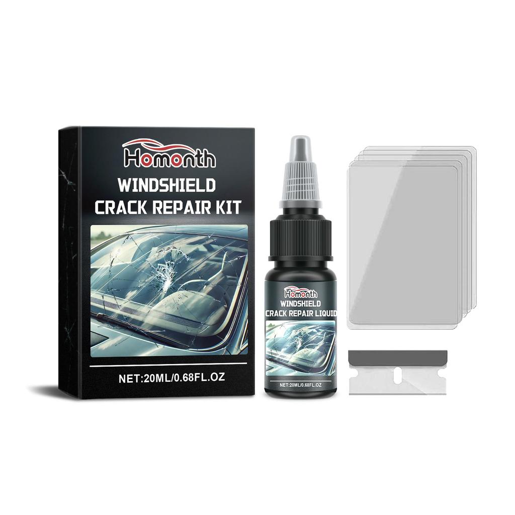20 ml Glassreparasjonssett for sprekker Auto Frontrutesprekker Riper Klar sikt Limløsning