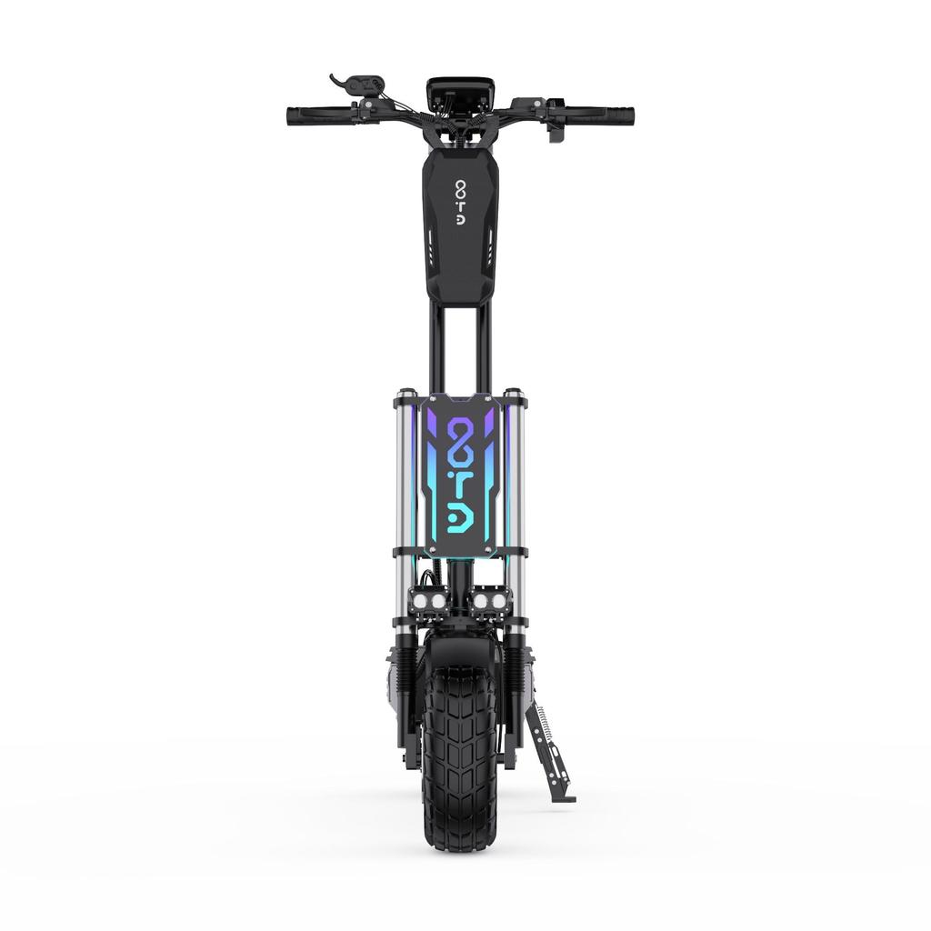 Electric Scooter OOTD 13" 3000Wx2 Dual Motor 60V 31.2AH Max Range 100Km Load 150Kg Black T90