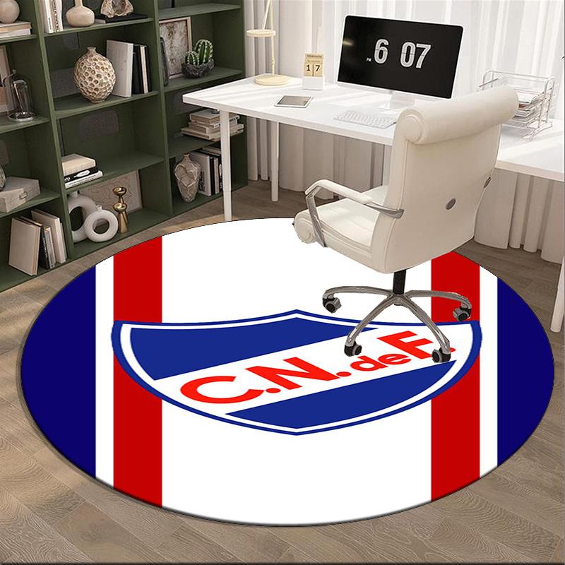 Montevideo Shield Emblem Round Rug for Livingroom,Bedroom, Palyroom, Chair Rug, Area rug, Circle Carpet, Large Size Fan Christmas gift