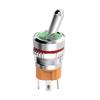Bluebo 16mm High Current Metal Toggle Switch with Light, Large Handle, 2-Position/3-Position, 1NO1NC