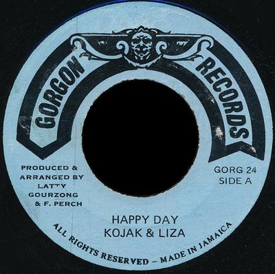 7inch Record NIGGER KOJAK  LIZA  Happy Day GORG24 Gorgon Records 1983 Jamaica Reggae Ska  Dub Used