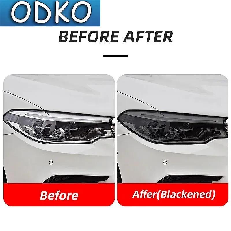 Autocollant TPU Noir Fumée Film Protecteur Phare de Voiture Pour BMW F40 F22 F44 F30 F31 G20 F34 F32 F36 F10 G30 F06 F07 F12 F01 G11
