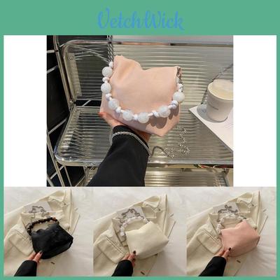 Trendy Urban Chic Chain Small Bag For Women 2024 Spring New Pearl Handbag