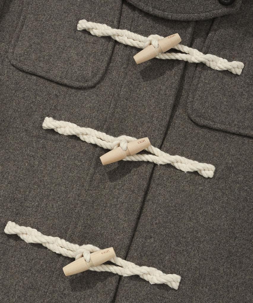 Cgp Wool Duffle Long Coat_Gray
