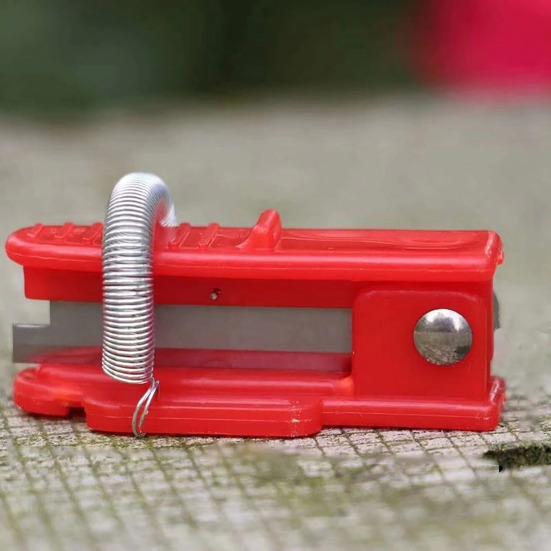 10 Pcs Gardening Thumb Shears Spring-assisted Branch Pruning Guillotine Trimmer Stainless Steel Multifunctional Thumb Knife for Fruit