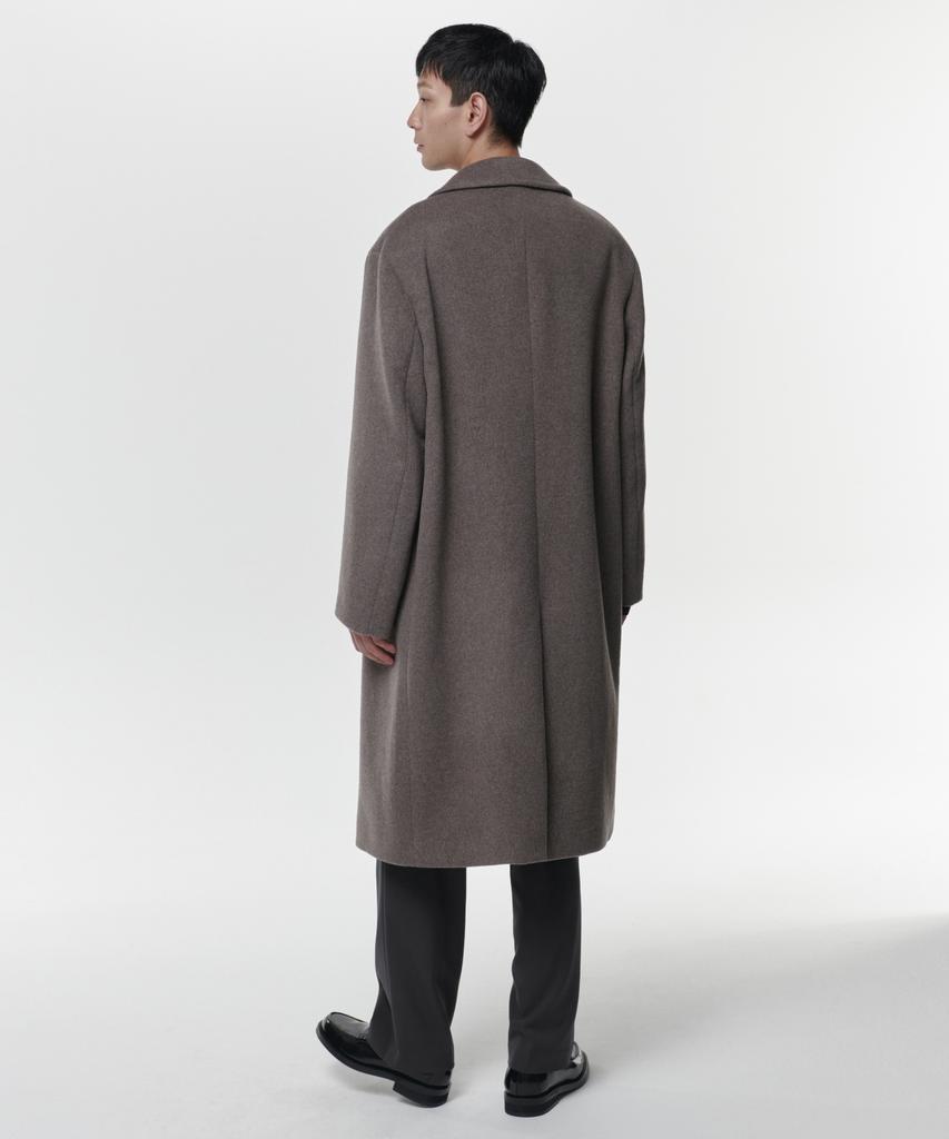 Musinsa Standard Cashmere Blend Oversized Double Coat [Taupe]
