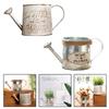 Iron Vintage Design Watering Can Flower Pots Garden Decor
