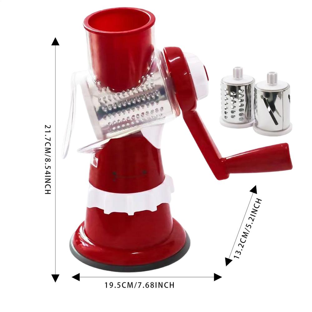 Hand-cranked Vegetable Cutter With Handle Kitchen Food Cheeses Chopper Machine Multifunctional Potato Slicer Garlic Shredder