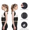Çocuk Yetişkin Erkek Kadın Ayarlanabilir Manyetik duruş düzeltici Omurga Geri Omuz Bel Desteği Eğilmeyi Önler