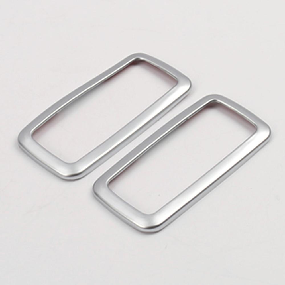 For Nissan Qashqai J11 2014  Car Roof Reading Light Lamp Frame Decoration Cover Trim Matte Silver