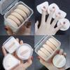 5Pcs Round Square Triangle Shape Makeup Sponge Puff Dry Wet Dual-Use Soft Cotton Candy Air Cushion Foundation Powder Puff