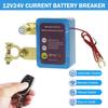 240A 12/24V Remote Battery Disconnect Kill Switch With Display Automatic Power Shut Off Remote Control For Vehicle Boat Marine