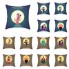 New Halloween Cute Ghost Peach Leather Velvet Printed Pillowcase Home
