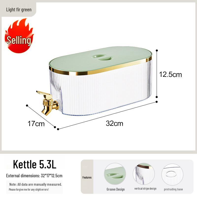 Герметичный диспенсер для напитков большой емкости с краном для холодных напитков