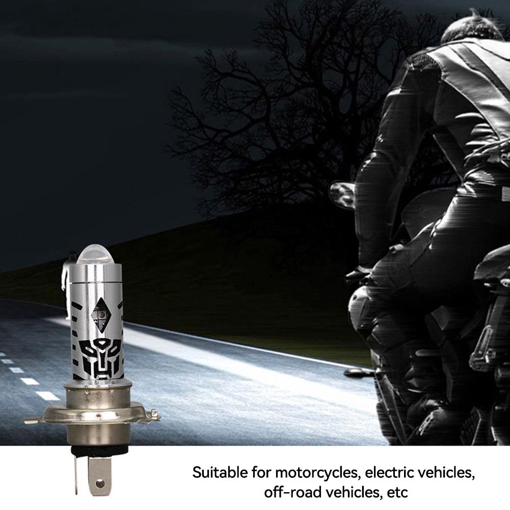 Motocyklový dvoubarevný světlomet LED BA20D P15D bílý žlutý světlomet projektorová čočka žárovka motorová jízdní světla DRL přední světlo