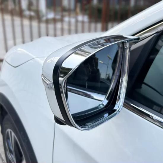 For Nissan Murano 2015-2024 Chrome Rearview Mirror Rain Eyebrow Cover