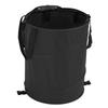 Camping Trash Can with Zippered Lid 24 Gallons Large Capacity Foldable Portable Garden Garbage Container for Outdoor