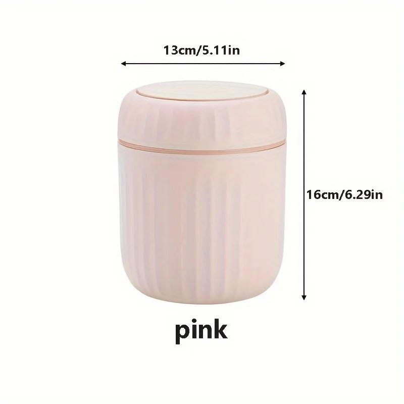 Light Luxury Mini Sized Desktop Trash Can Suitable for Offices, Family Desks, Space Saving Storage Boxes, Easy To Clean