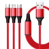 Apple Android V8 & Huawei Type-C Fast Charging USB Cable - 3-in-1