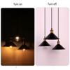 Modern Industrial Retro Black Iron Small Umbrella Chandelier Set E27/E26 Living Room Restaurant Bar loft Entrance Cafe Light