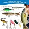 Metal 12 Luya Bait Blind Box Set Hooks Mino Rotating Sequin Multi-section Fish 230g Full Water System for Carp Bass Marlin Lake