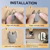 10PCS Sturdy Picture Hanging Hook Easy Install Mirror Hanger Metal Wall Hook  Home Wall Decor