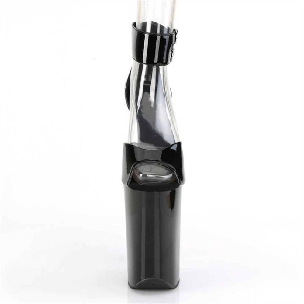 Black Ultra-high-heeled Sandals Women's Summer Non-tired Feet Fashion Trend High Heels Stiletto Fairy Style