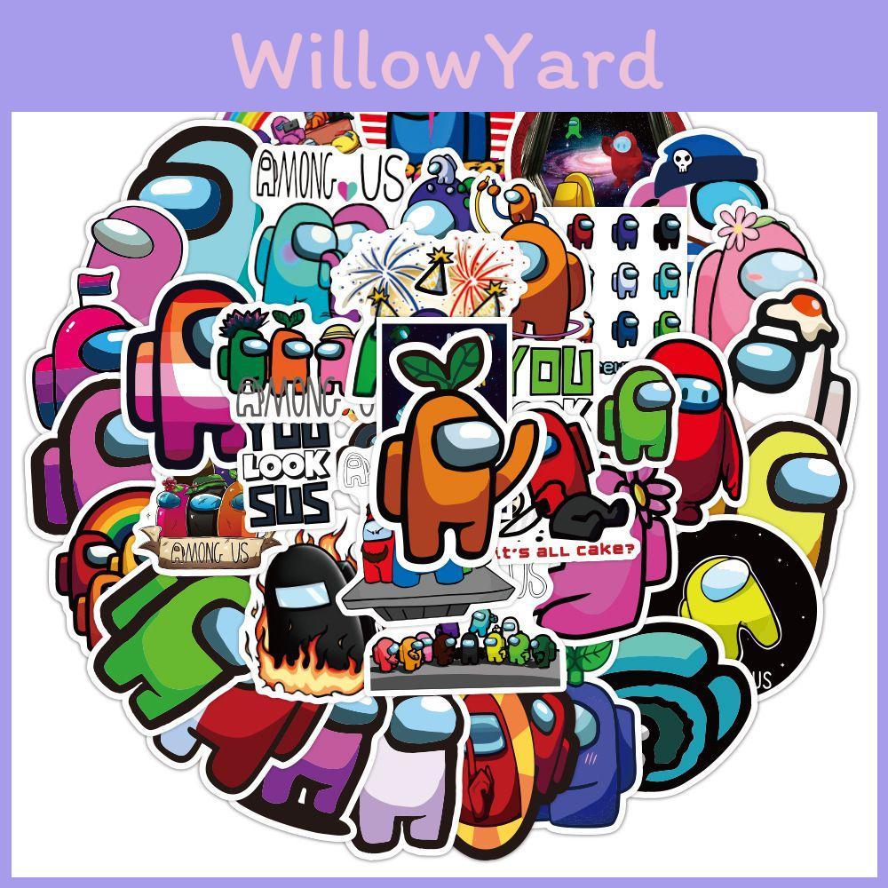 Among New 100pcs Us Sticker Bomb Pack Diy Imposter Crew Set Game Quality Decal Tech & Gadgets