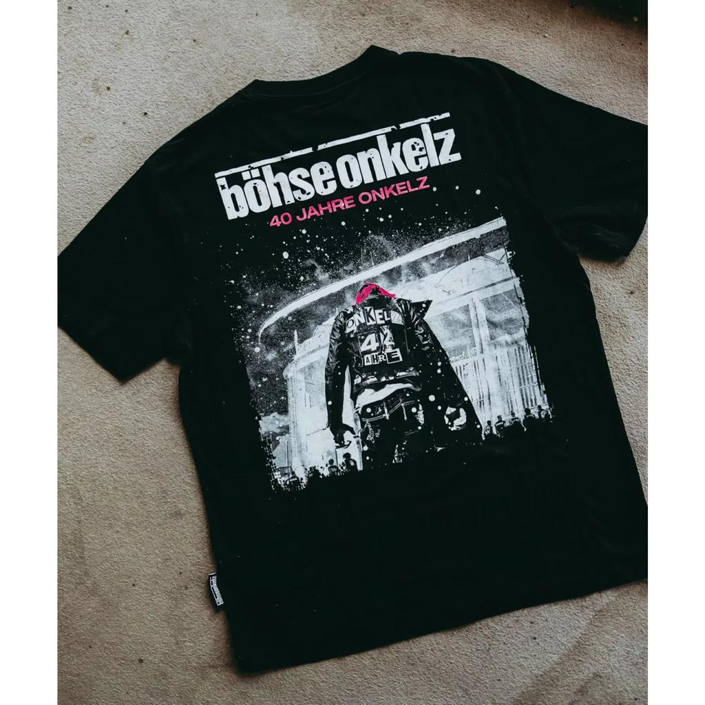 Hatad Förbannad Avgudad II Böhse Onkelz Perifert Mönstertryck Sommar Oversize T-shirts Bomull Herr- och Dam-T-shirts