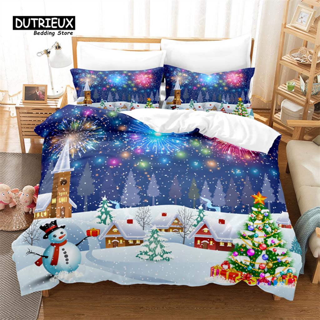 Digital Printing Bedding Set, Duvet Cover Set, 3D Bedding, Linen, Queen Size, Fashion Design