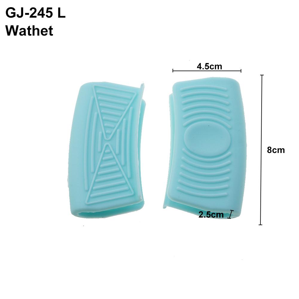 For Better Life 1 Pairs Grip Soft Silicone Pot Holder Sleeve Glove Pan Handle Cover Heat-Resistant Non-Slip Insulation Tools