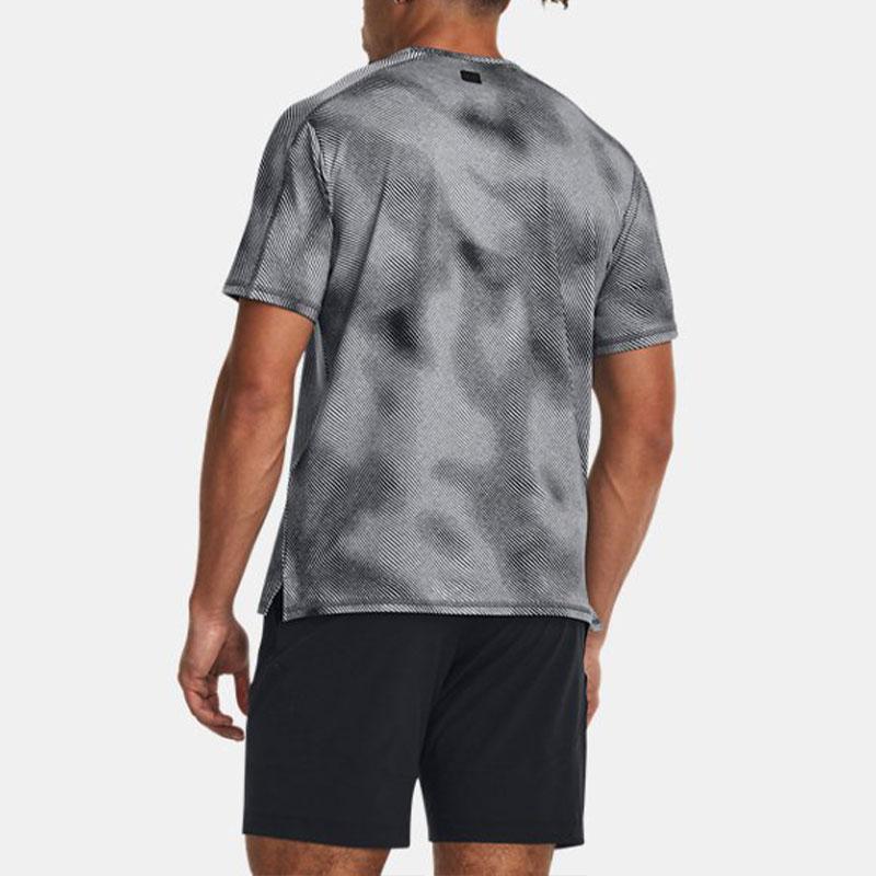 Under Armour Meridian Graphic Print Crew Neck T-Shirt Men Black 1379671-001