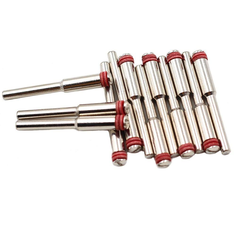 

12шт 2 мм (5/64 дюйма) Металлический винтовой хвостовик для отрезного круга для роторных инструментов Dremel Маленький диск 12PCS