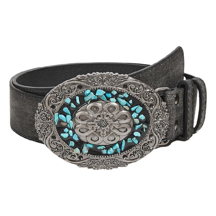 Bohemian Hüftgürtel PU-Leder Taillendekoration Vintage Stil Schärpe Mit Edelsteinen besetzter Breiter Gürtel für Damen