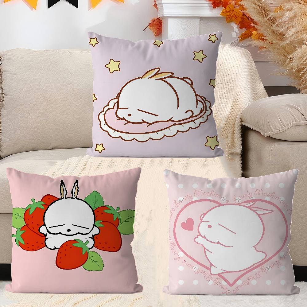 MashiMaroS Anime Cushion Cover Pillowcase Upholstery Sofa Throw Pillow Home Decor Pillowcas