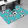 Office Carpet Soccer Ball Patterned Rug for Sofa Protection Under Chairs