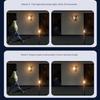 1~2Pack Solar Lights Outdoor 2IN1 Waterproof LED Tungsten Light Bulb Motion Sensor Wall Lamp for Garden Decoration Lawn Camping