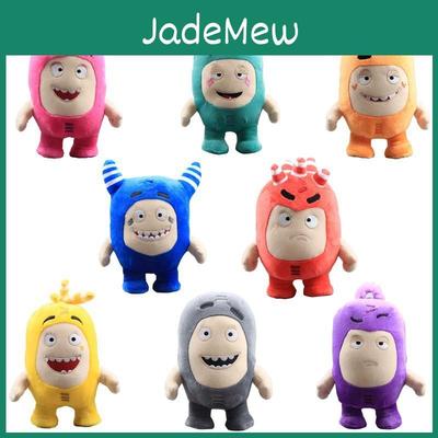 Adorable Oddbods 23cm Plush Soft Cuddly Toy Newt Bubbles Pogo Zee Jeff Fuse Slick Doll