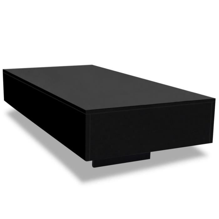 VidaXL Coffee Table High Gloss Black