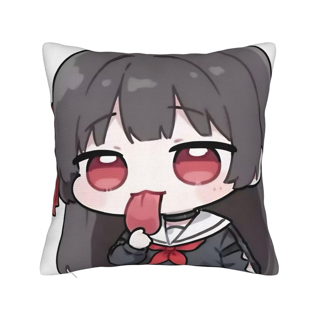 Pillow Cover Chisa Wuthering Wave  Kawaii Pillow Case For Living Room Sofa Pillowcases