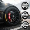 56/60MM Car Emblem Wheel Hub Caps Stickers Hubcap Badge Decals For Nismo X-trail Almera Tiida Patrol Teana J32 GTR