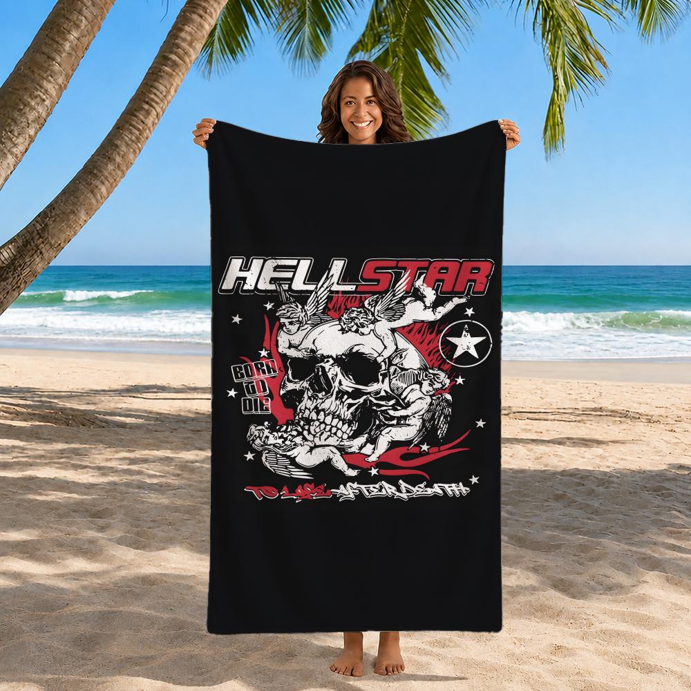 Brand Hellstar Towel Beach Towel Quick Dry Sand Free Bath Towel for Summer Pool Travel Vacation